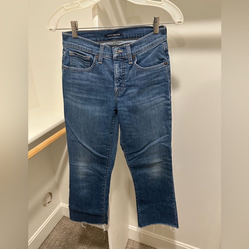 Lucky Brand Crop Bootcut Jeans